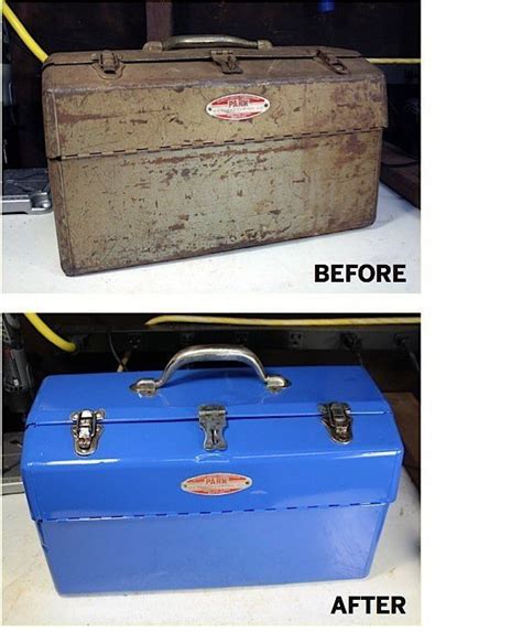 vintage uk metal box best way to clean|restoring antique metal trays.